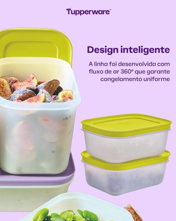 Pote Hermético para Congelamento  Freezer Line Verde Margarita 1,1L - Image 4