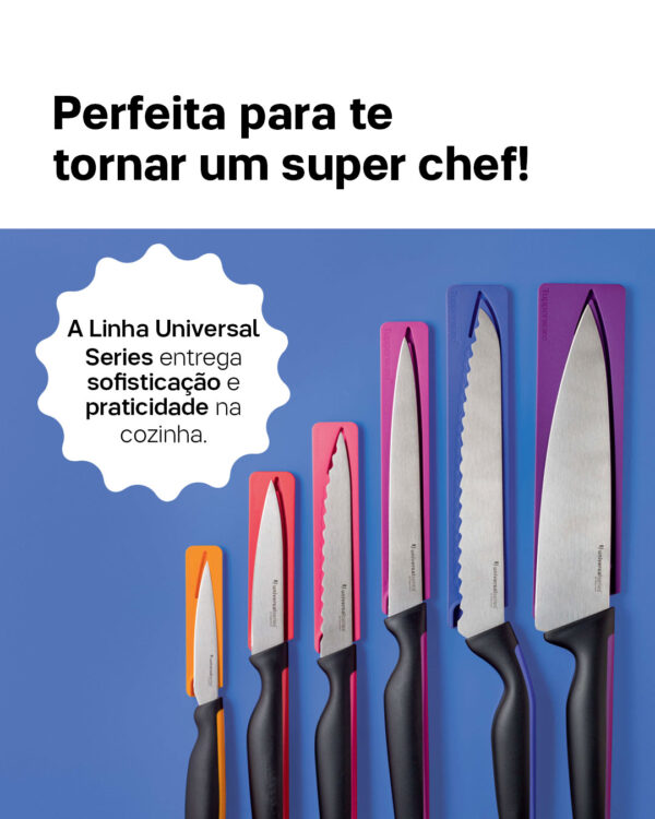 Faca Do Chef Universal Series  Roxa - Image 3