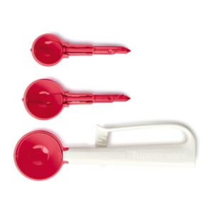 Colher com Ejetor Multi Scoop 3 em 1  Vermelho
