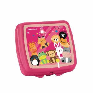 Porta Sanduíche Infantil  Pelúcia Rosa
