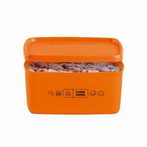 Pote Hermético Jeitosinho  Laranja Tema Mix Carne Moída 400ml