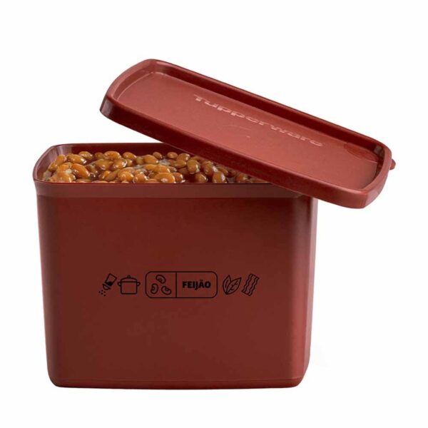 Pote Hermético Jeitoso Mix Feijão  800ml Marrom