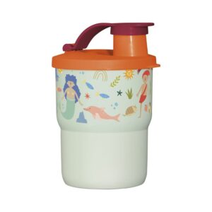 Copo Infantil com Bico Folclore  225ml Laranja