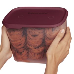 Pote Hermético 1 Touch Fresh Retangular  4,4L Bordeaux