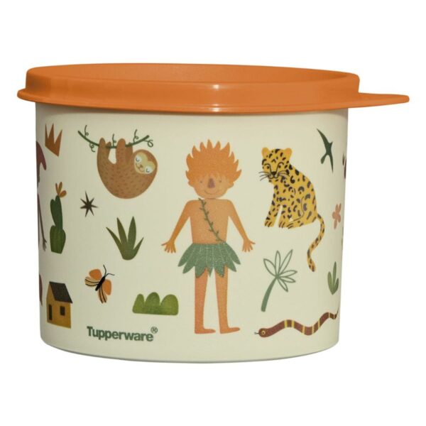 Pote Tupper Redondinha Folclore 500ml Colorido