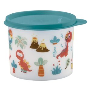 Pote Tupper Redondinha Dino 500ml Colorido