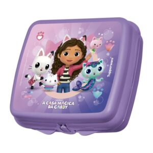 Porta Sanduíche Infantil  A Casa Mágica da Gabby Roxo