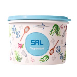 Pote para alimentos Tupper Caixa Sal  1,3Kg Floral