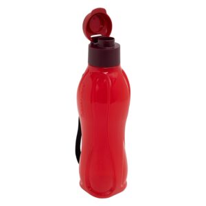 Garrafa de Água  Eco Tupper 500ml Vermelho Cereja