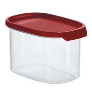 Pote Hermético Ultra Clear  1L Vermelho