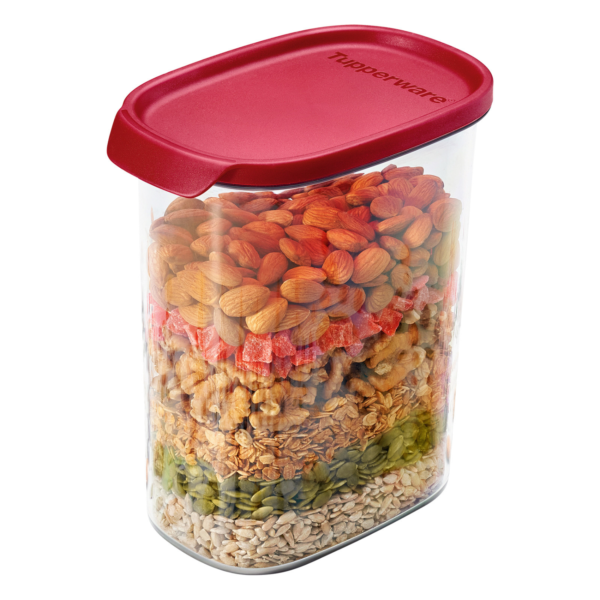 Pote Hermético Ultra Clear  2,2L Vermelho