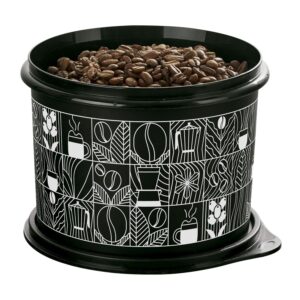 Pote para alimentos Tupper  Caixa Cantinho Do Café 700g Preto