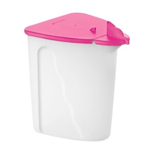 Pote para servir Murano  350ml Rosa com Branco
