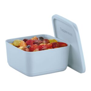 Pote Hermético Quadrado  Refri Line Azul Cristal 650ml