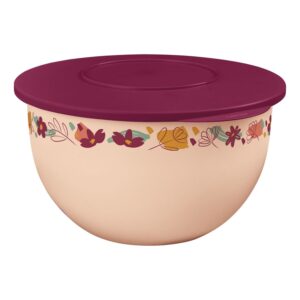 Tigela Bowl Murano Flores Ao Vento  2,5L Rosa