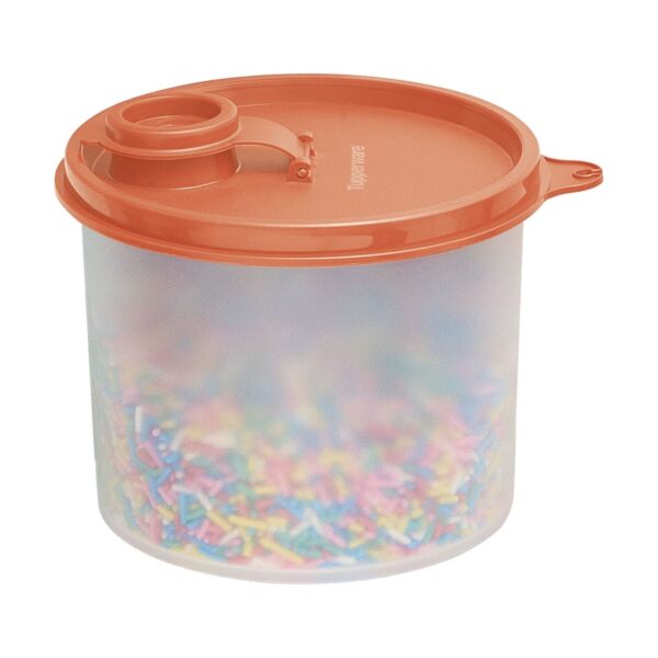 Pote Tupper Redondinha Com Bico Dosador  500ml Salmão