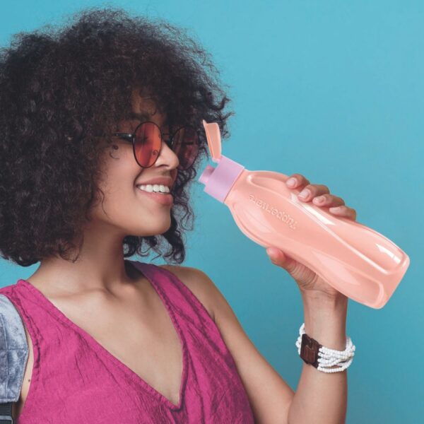 Garrafa de Água  Eco Tupper 750ml Rosa Chá - Image 2