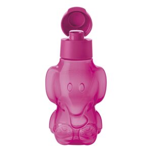 Garrafa de Água Infantil Eco Kids  Elefante 350ml Rosa