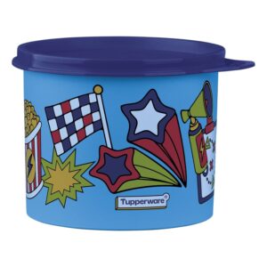 Pote Hermético Infantil  Redondinha Hora Do Jogo Azul 500ml