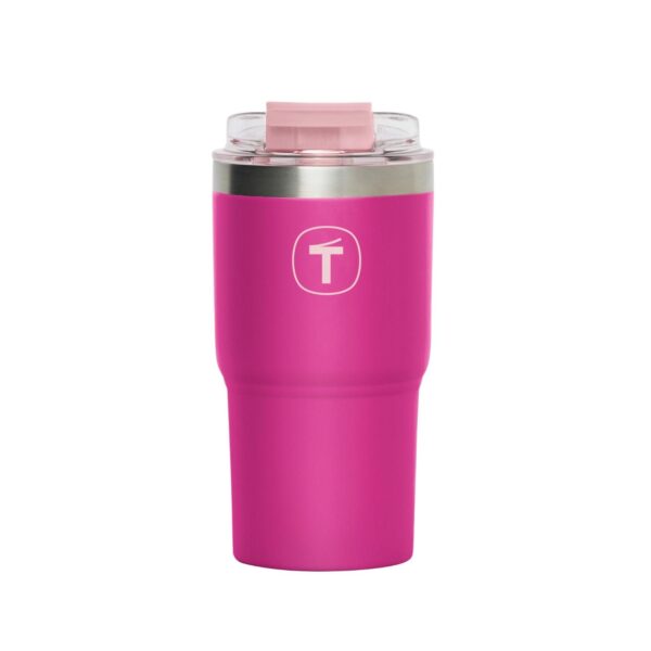 Copo Térmico Big T Com Canudo  630ml Rosa - Image 5