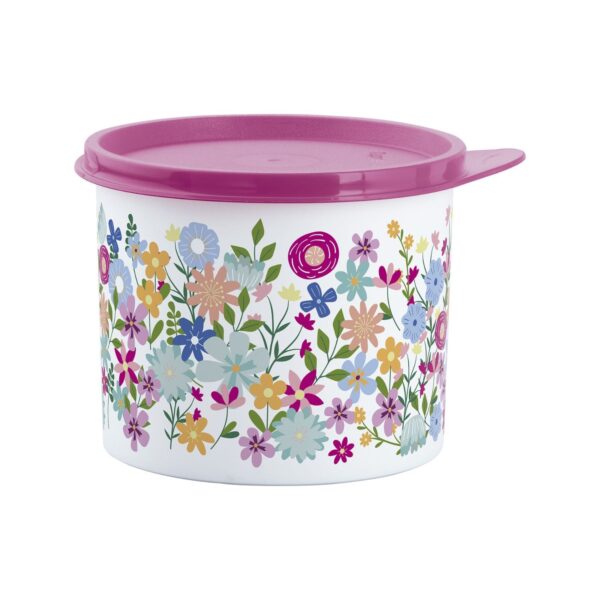 Pote Tupper Redondinha Bouquet de Amor  500ml Floral