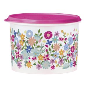 Pote para alimentos Tupper Caixa Bouquet de Amor  2,4L Floral