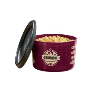 Pote Hermético Mini Instantânea Mágica  Sabor na Brasa Churrasco 575ml Vinho