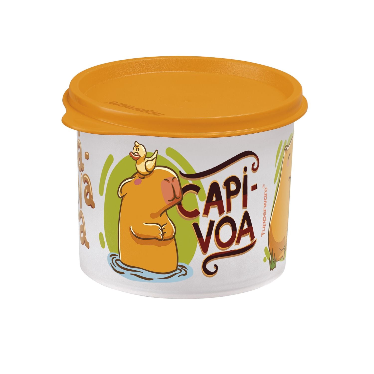Pote Hermético Infantil Redondinha Capivara 500ml