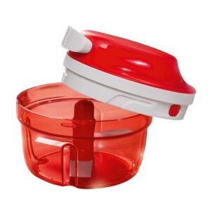 Triturador e Processador de Alimentos Turbo Chef Supersonic  Vermelho 300ml
