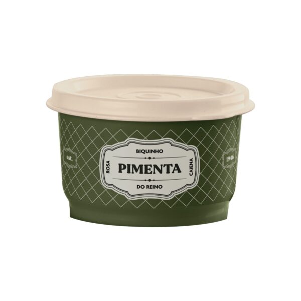 Potinho Porta Tempero Pimenta  Essences Verde Escuro 140ml