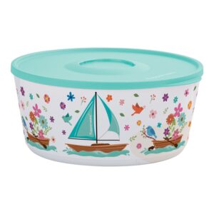 Tigela  Ilúmina Mar De Flores Branco 4,3L