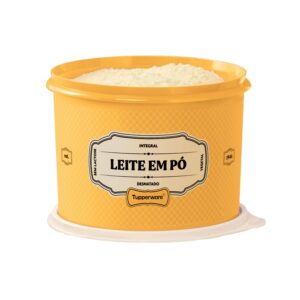 Tupper Caixa Leite Em Pó  Essences 1,2Kg Amarelo