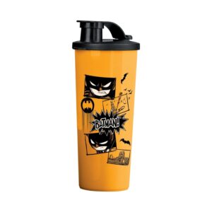 Copo Infantil  Com Bico Batman Kids 470ml Amarelo