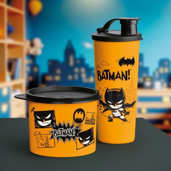 Copo Infantil  Com Bico Batman Kids 470ml Amarelo - Image 2
